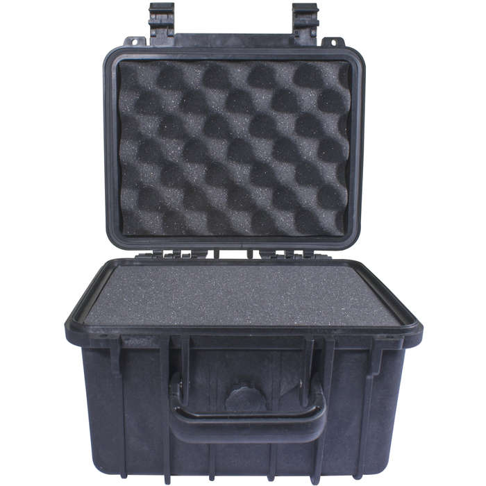 HARD CASE 270X245X185MM OD WITH FOAM BLACK WATER & DUST PROOF (231815)