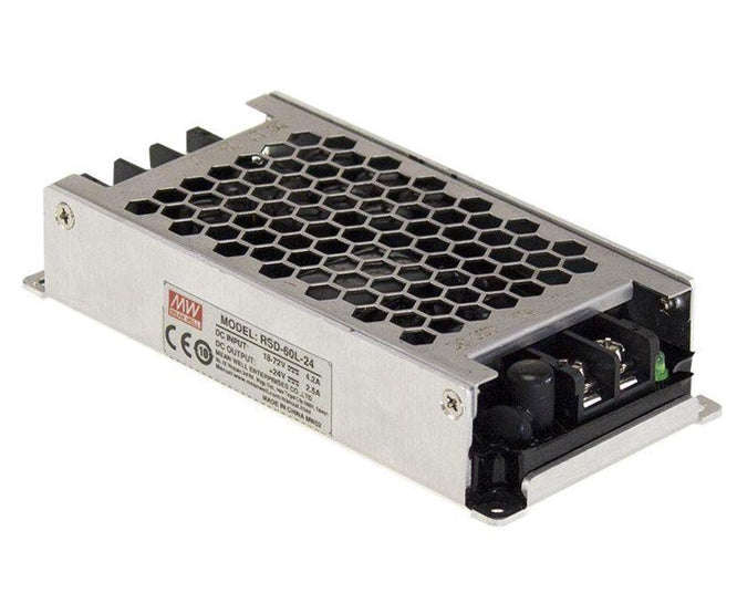 Dc-dc converter i=24/48 o=12 @ 5.0a rsd-60l-12