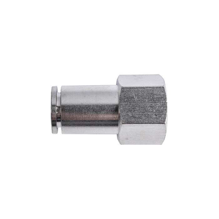 Metal pu fitting straight 10mm 3/8' f