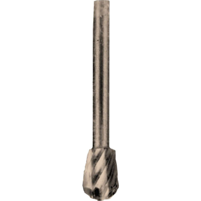 Mini h/speed cutter 6.4mm round point 3.2mm shank
