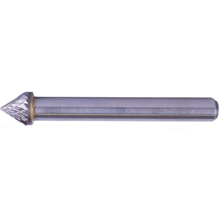 Rotary burr tungsten 8x7x6mm 60 degree cone