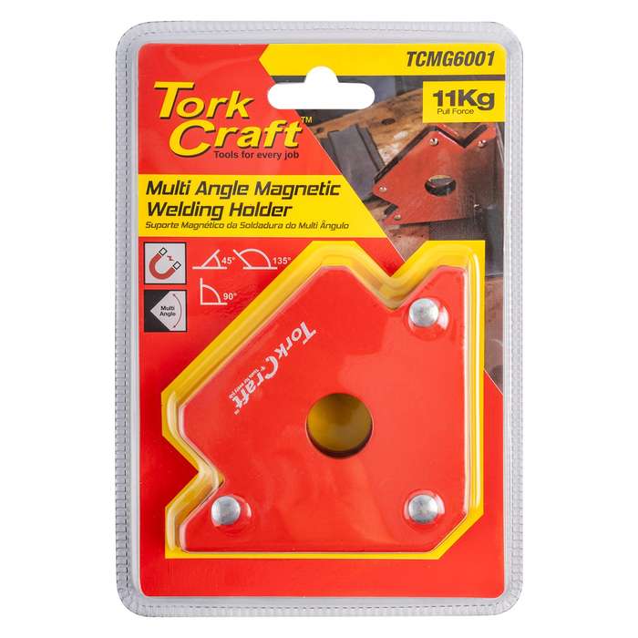 Magnetic welding holder 11.4kg p/force 45-90-135 deg multi angle