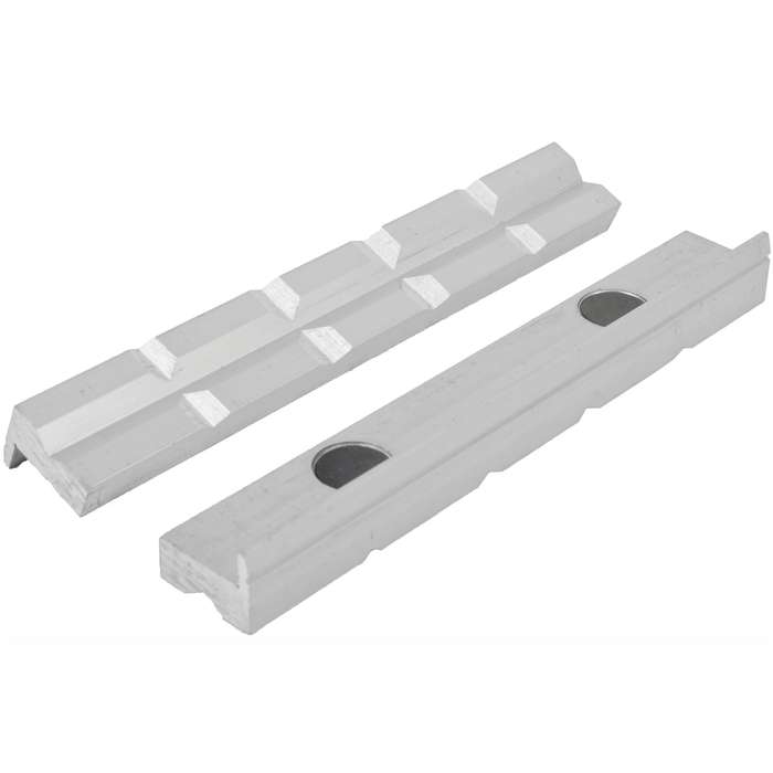 Vice jaws magnetic alum. 200mm x 32mm 2pc prism face