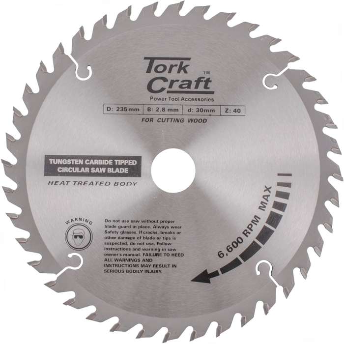 Blade tct 235 x 40t 30/25/16 atb positive profesional industrial