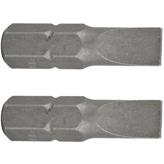 S/d insert bit 6mmx25mm 2/card