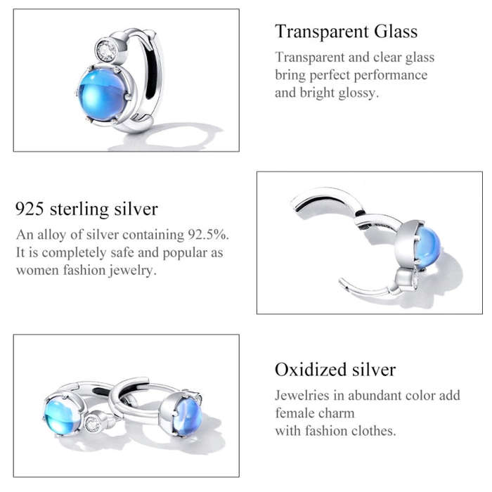 S925 Sterling Silver Symphony Ear Buckle Women Earrings