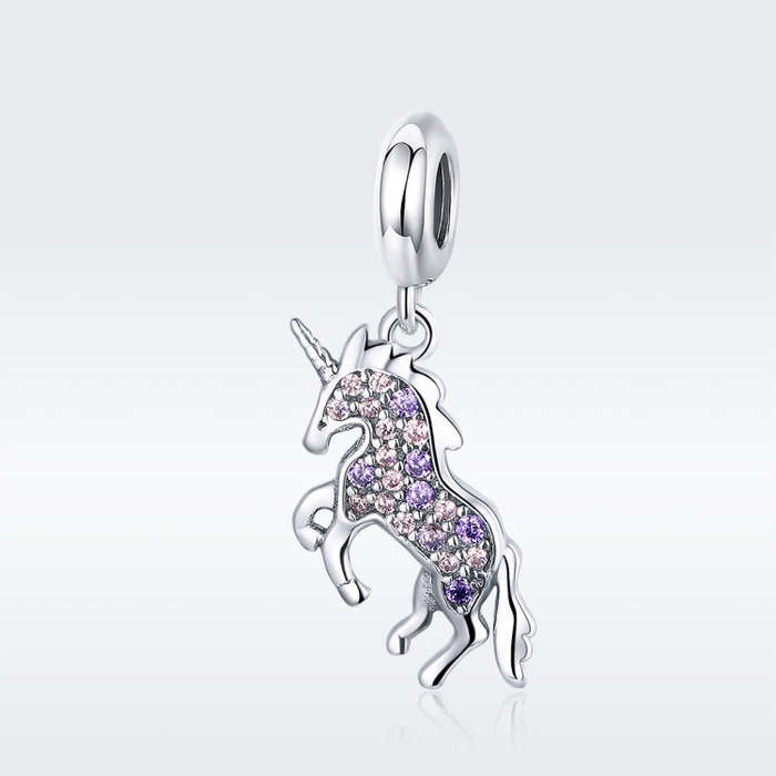 Unicorn DIY Beaded Ladies Bracelet Necklace Accessories S925 Sterling Silver Pendant Beads, Style...