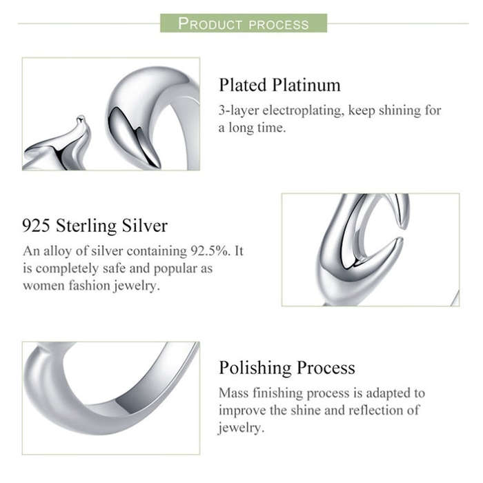 S925 Sterling Silver Ring Little Fox Zircon Ring