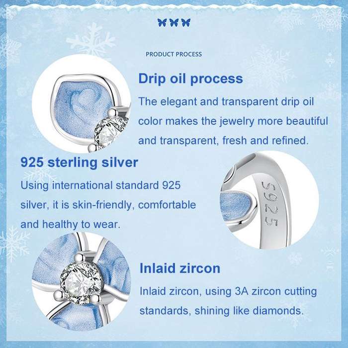 S925 Sterling Silver Oil Drop Craft Flower Opening Adjustable Ring(SCR1089-E)