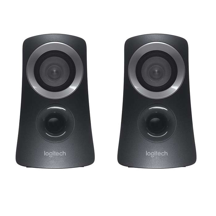 Logitech Z313 2.1 Multimedia Speaker System, Subwoofer, 50W, Strong Bass