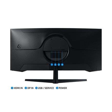 Samsung Gaming Monitor - 34" Curved Monitor Odyssey G5 Ultra WQHD