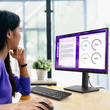 Dell Pro 24" Monitors - E2425HM 23.8" FHD IPS Computer Monitor - 1920x1080