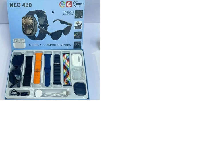 3-in-1 Smart Tech Set  Smart Watch, Bluetooth Headphones & Wireless Glasses