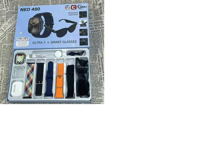 3-in-1 Smart Tech Set  Smart Watch, Bluetooth Headphones & Wireless Glasses
