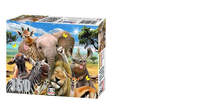 African Selfie Board Puzzle 150Pcs