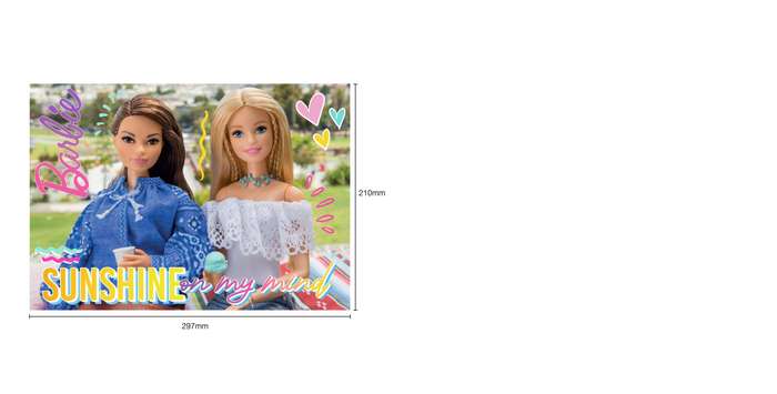 Barbie Sunshine Board Puzzle 50Pcs