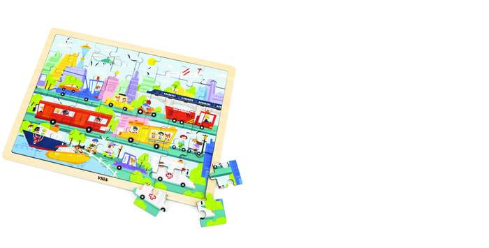 Viga City Transport Puzzle 48Pc