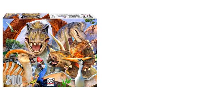 Dinosaurs Selfie Board Puzzle 200Pcs