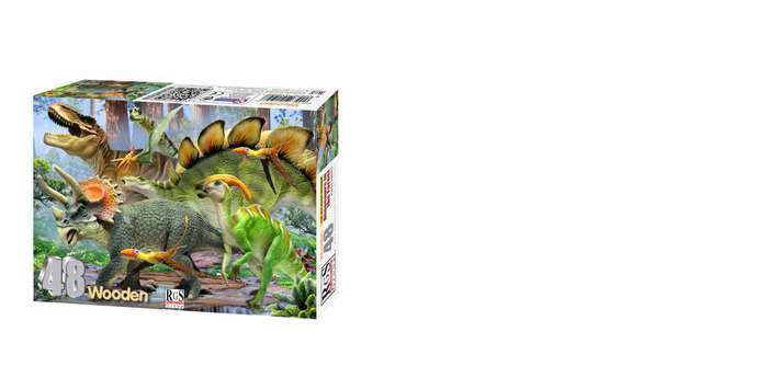 Dinosaurs in the Forest 48Pcs