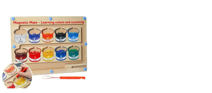 Educational Magnetic Color And Numbers Classification