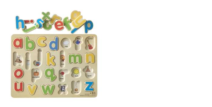 English Alphabet Lower Case Tray 26 Pcs