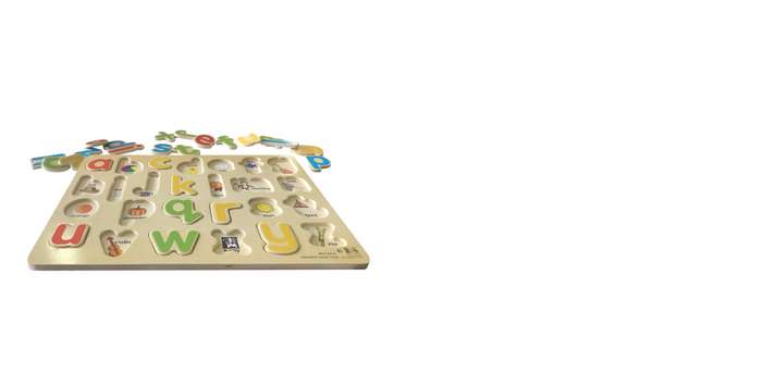 English Alphabet Lower Case Tray 26 Pcs