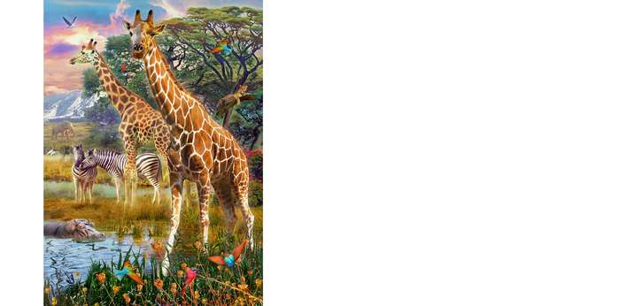 Giraffes Puzzle 120Pcs