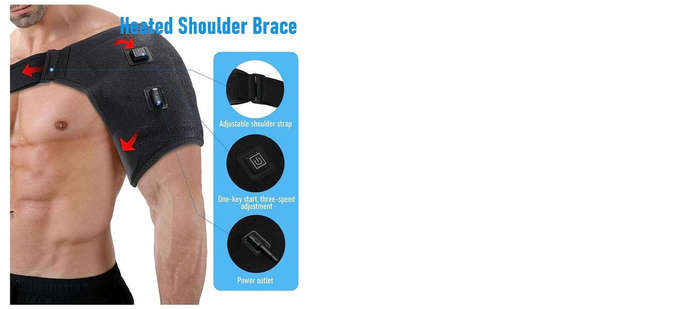Heated Shoulder Brace Wrap