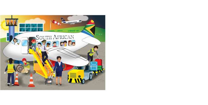 Jumbo Plane Puzzle 12Pcs