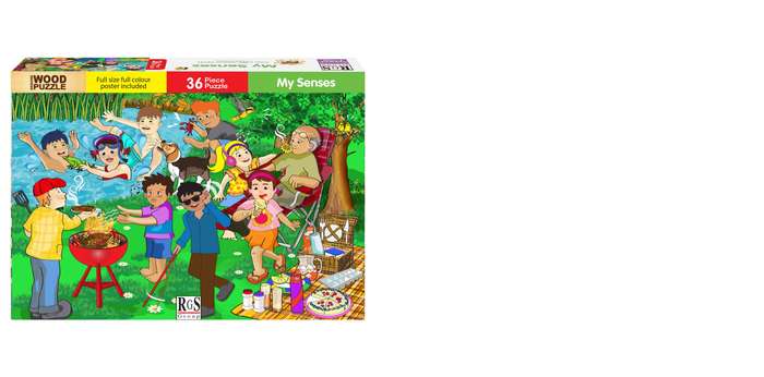 My Senses Wooden Jigsaw Puzzle 36 Pcs