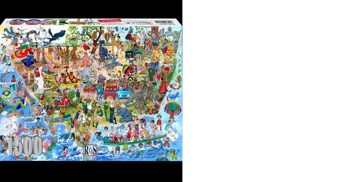 RGS Funny South Africa- Where is Bokkie? 1500pc