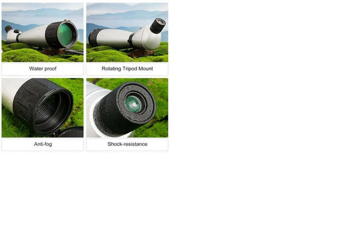 Afrishon Waterproof Zoom Spotting Scope 20-60x60