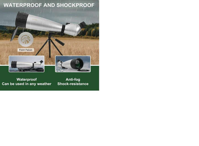 Afrishon Waterproof Zoom Spotting Scope 20-60x60