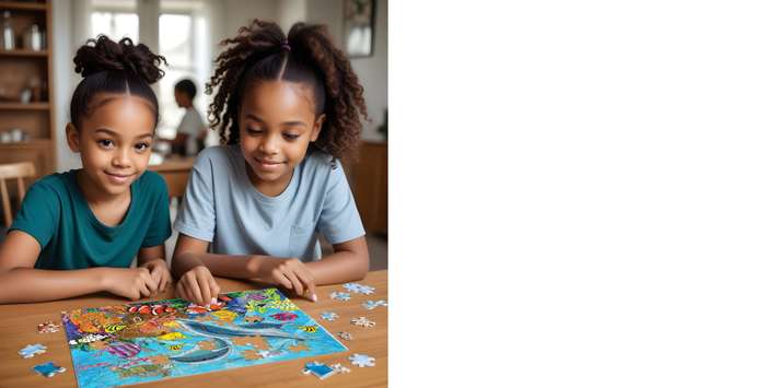 Under the Sea Wooden Puzzle 50PCS