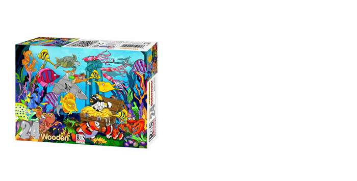 Underwater Wooden Jigsaw Puzzle 24 Pcs