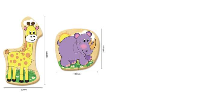 Wild Animals Smart Starter Puzzles