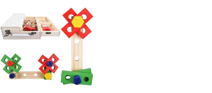 Wooden Durable Educational Tool Set For Children