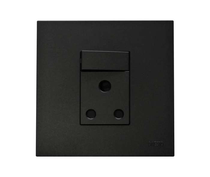 ONESTO MATRIX B-MXP-4001V 4X4 DOUBLE SOCKET BLACK