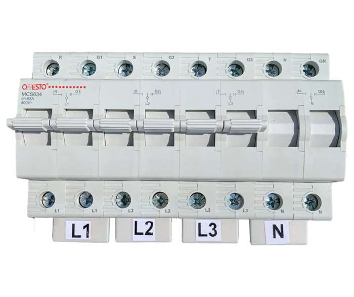 ONESTO DIN MOUNT CHANGE OVER SWITCHES