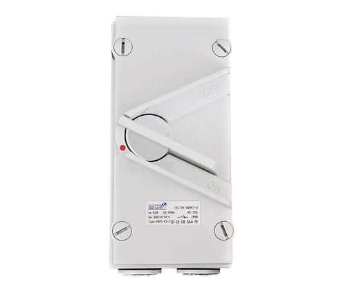 IP66 4 POLE SURFACE MOUNTING LOCKABLE ISOLATOR