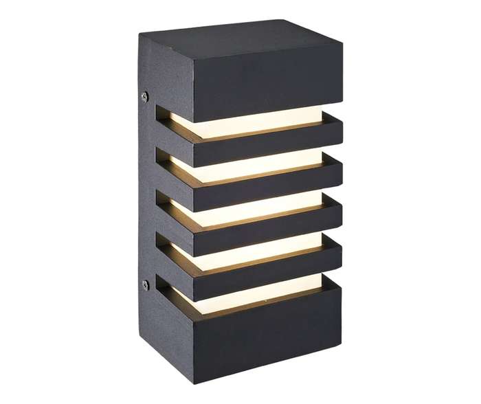 O-LITE BL320 BLACK WALL LIGHT
