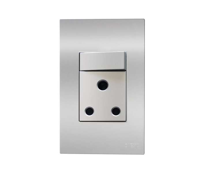 ONESTO MATRIX T-MXP-2001V 2X4 SINGLE SOCKET TITANIUM