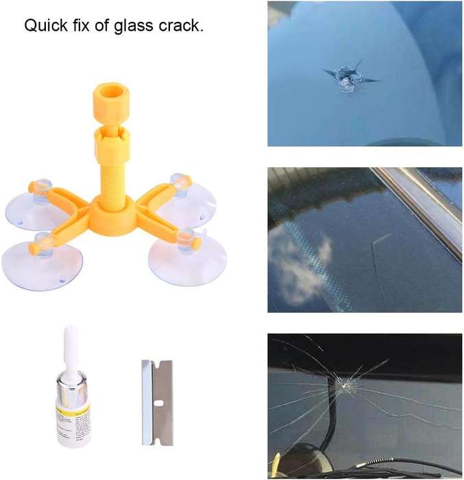 Car Windshield Windscreen Glass Scratch Chip Crack Repair Kit JG0102