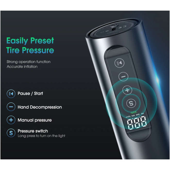 Long-Life Battery Cordless Tire Inflator  C2813