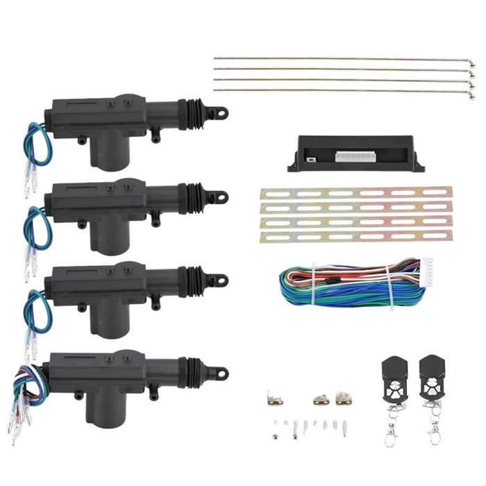 Anti-Theft Protection Vehicle Door Lock System
