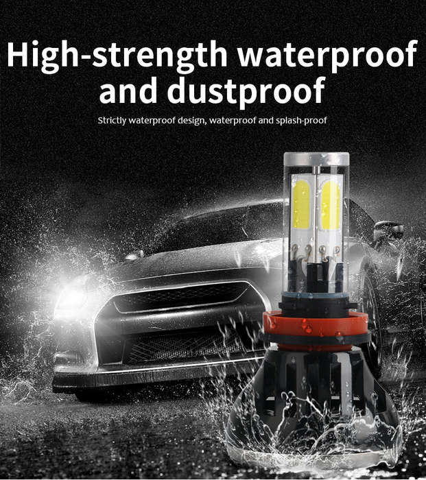 2-Piece 9005 60W LED Automotive Car Headlights F5-9005
