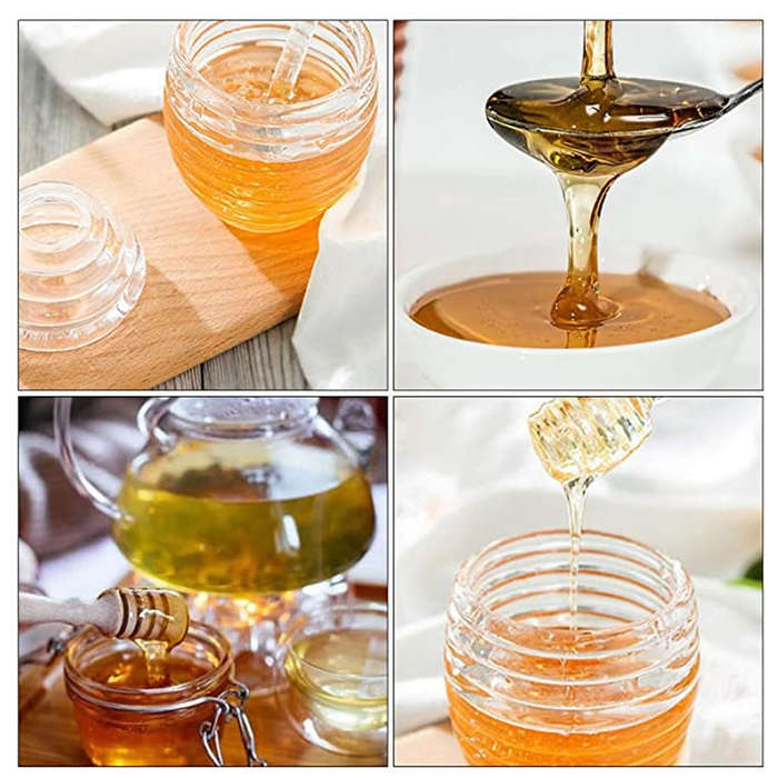 350ml Acrylic Honey Jar with Serve