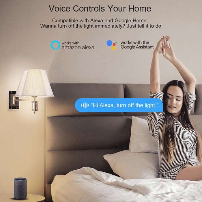 4 Way Remote Smart Home WiFI Switch Auto Wireless APP Control