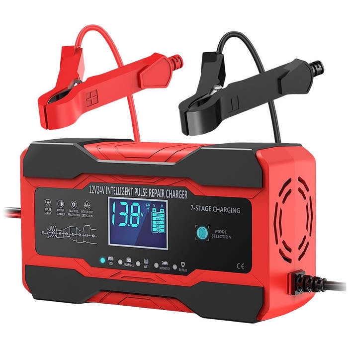 12V 10A-24V 7 Stage Repair Charger