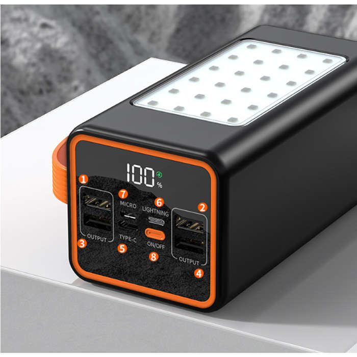 50000mAh Super Fast Charging 3 Input Power Bank PD120